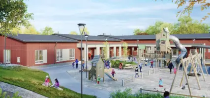 Peikkometsä perusmäki rakennus ja piha